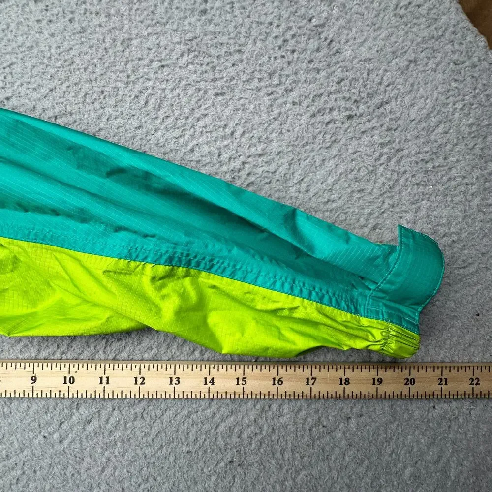 LL Bean 286124 Trail Model Rain Jacket Colorblock Boys Youth Large Waterproof